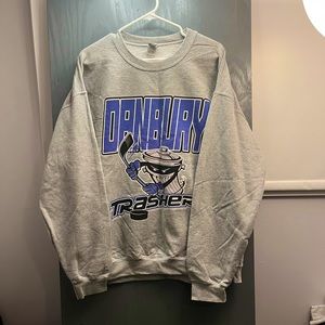 Danbury Trashers 90’s Vintage Hockey Sweatshirt Crewneck Sweater